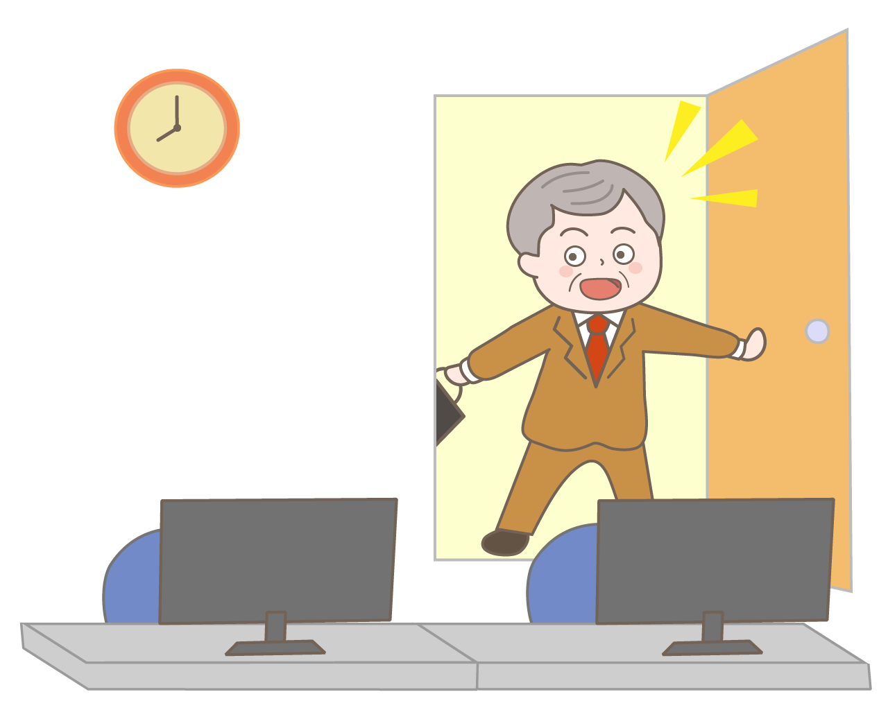 部下は皆 オレの来る日に テレワーク トンちゃん